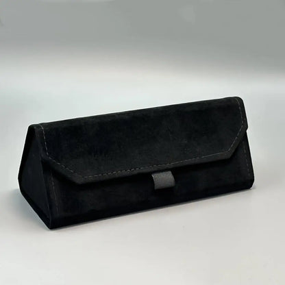 1pc Velvet Triangle Folding Glasses Women Case Elegant Sunglasses Case Purse Hard Men Soft Elegant Reading Glasses Box Glasses C