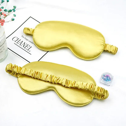 Soft Silk Sleep Mask Eye Masks Coversfor Sleep 100% Blackout Zero Eye Pressure Blindfold with Adjustable Strap Mask Eye Patch