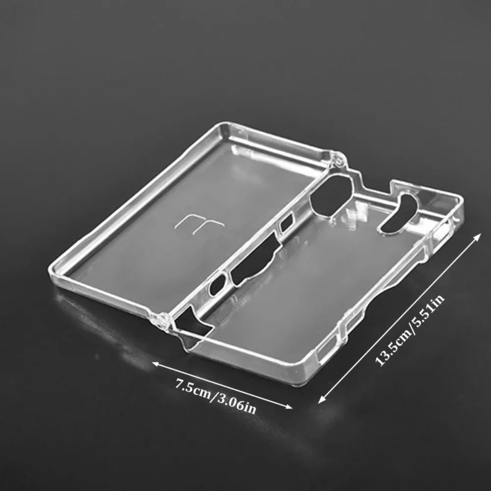 Transparent Game Case Cover NDSL Protective Case Replacement Case Screen Lens For NDSL2026