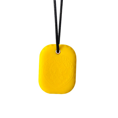 1pcs silicone teether children building block chewing necklace sensory chewing molar pendant oral motor toy for ADHD boy gift