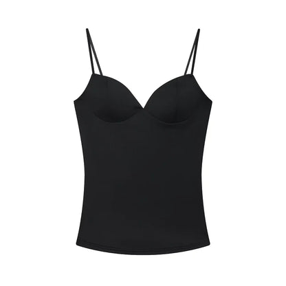 MUJER Sexy Corset Crop Top Woman Camisole Backless Short Tops for Women Sleeveless Bustier Tops Women Straps Tube Top Female