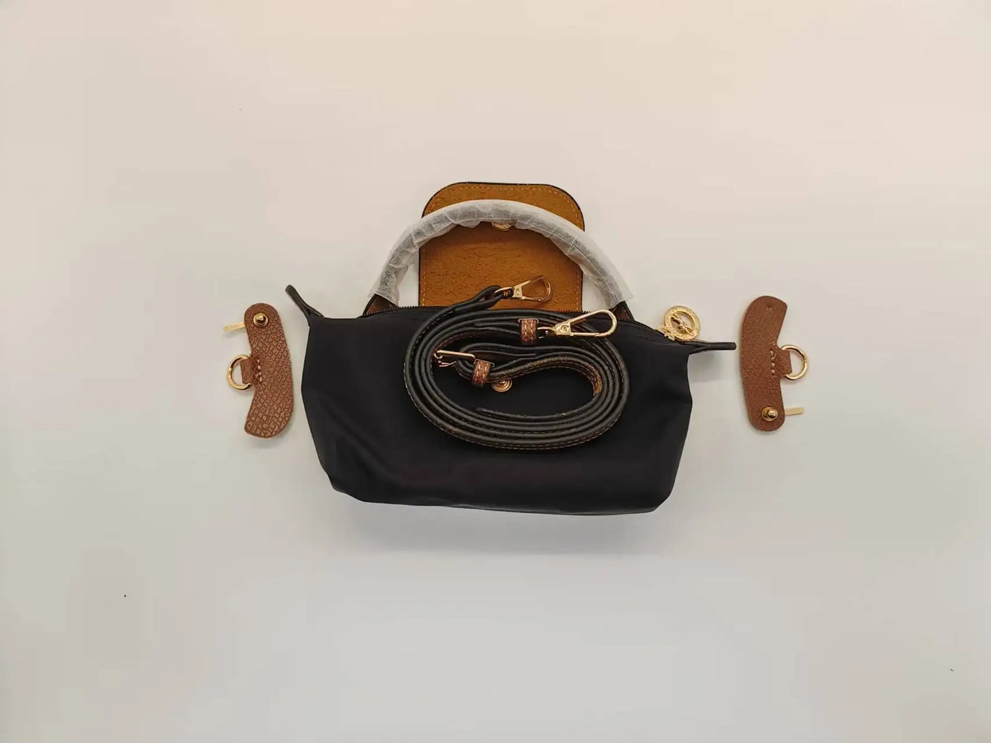 1 Set Of High-quality Lc Waterproof Nylon Women's Shoulder Bag, Multi-functional Phone Bag With Shoulder Strap
