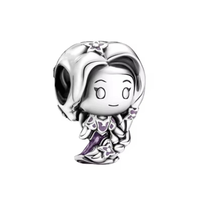 Hot Sell MINISO Disney 925 Sterling Silver Animals Mobilization Charms Beads Hot Original Bracelet DIY Jewelry Women Pendant