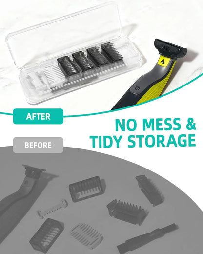 KVIFO 3-8PCS Guide Comb Guards for Philips One Blade QP2520 QP2530 QP2620 QP2630 QP6510 QP6520 QP6531 Electric Beard Trimmer