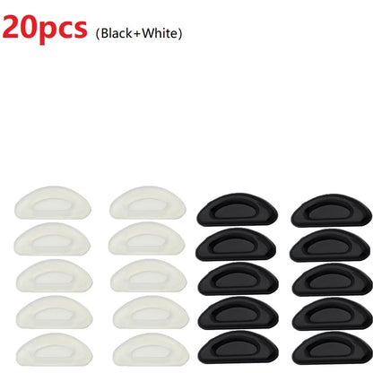 10/20/40/60PCS Nose Support Glasses Pads Silicone Clear Eye Pad Stickers for Glasses Anti Slip Push Nose Pads YJBT02