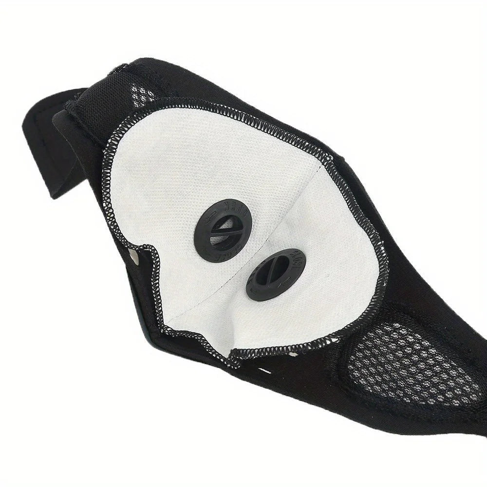 1PC Face Mask With Detachable Filter,Breathable Woven Fabric, Suitable For Cycling, Running, Walking, And Outdoor Activities
