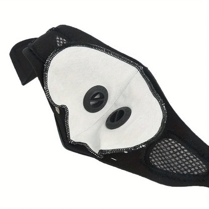 1PC Face Mask With Detachable Filter,Breathable Woven Fabric, Suitable For Cycling, Running, Walking, And Outdoor Activities