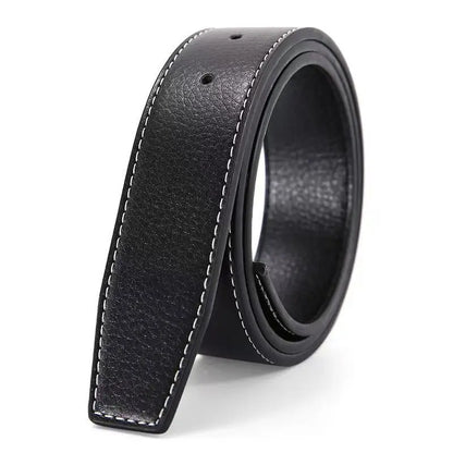NEW Luxury Brand Belts Men High Quality Pin Buckle Male Strap Fashion Genuine Leather Waistband Without Buckle 3.8cm Ceinture