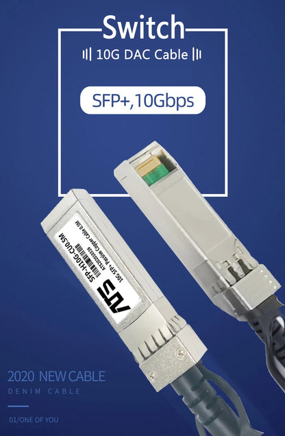 10G SFP+ Direct Attach Passive Copper Cables DAC Cable Direct Attach Passive Cable 0.5-10M for  varous Switch Fiber Optic