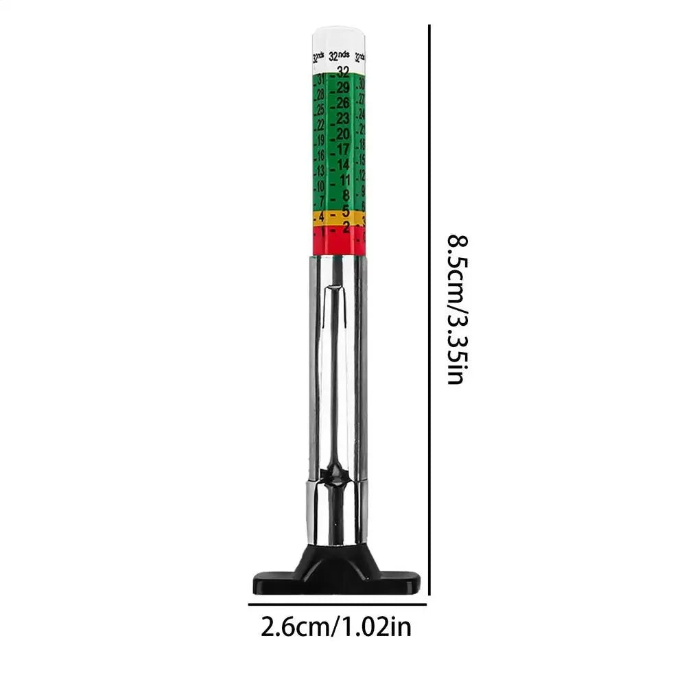2/5/10Pcs Car Tyre Measuring Pen 25mm Universal Tire Tread Pattern Depth Measuring Tool AutomotiveTire Depth Gauge