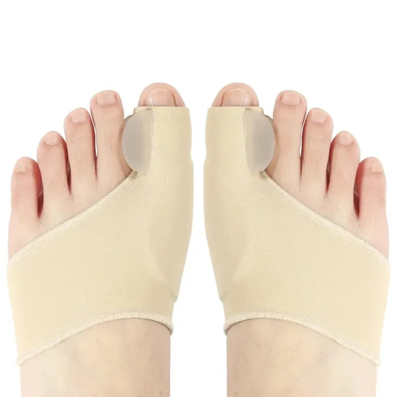 Hallux Valgus Bunion Corrector Orthotics Toe Separator - Feet Bone Thumb Adjuster Pedicure Sock Straightener for Foot Health