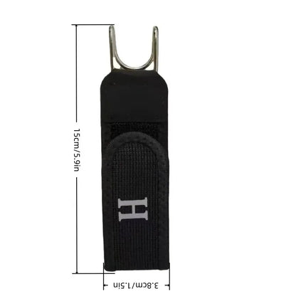 Adjustable Elastic Waistband Buckle with Magic Tape & Metal Hooks