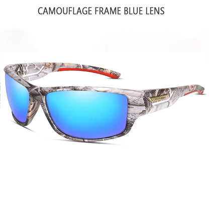 LOISRUBY Polarized Cycling Sunglasses Camouflage Driving Outdoor Sports Fishing Running Goggles UV400 Tacakle Eyewear