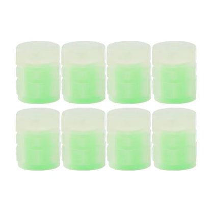 Luminous Valve Caps Fluorescent Night Car Tire Valve Caps Motorcycle Bike Glowing Decor Wheel Nozzles Tyre Cap Car Accessories
