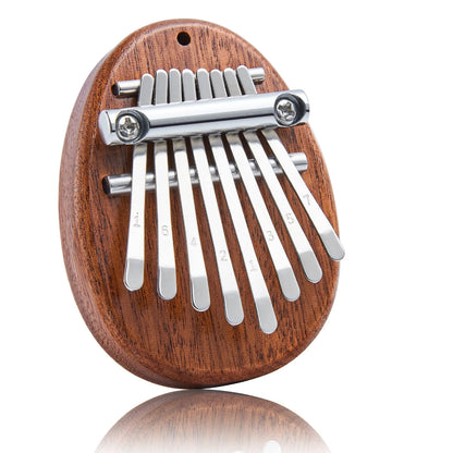 Mini Kalimba 8 Key Thumb Piano 1 Pack Water Drop Style Cute Instrument Portable Exquisite Gift Set for Kids