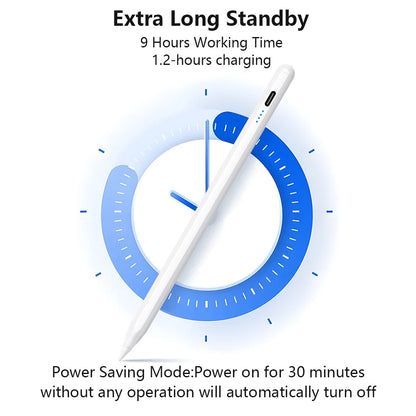 Stylus Pen For Apple Pencil with LED Power Indicators Palm Rejection Touch Pen For 2026 2025 2022 2021 2020 2019 2018 iPadPencil