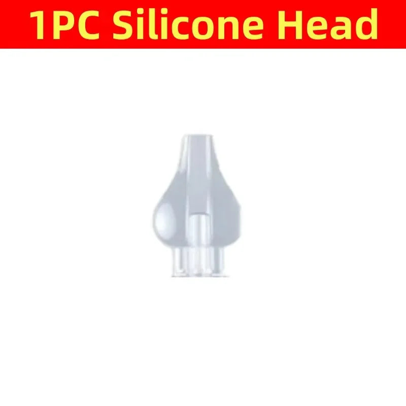 10ML Baby Nasal Syringe Set with 5 Silicone Heads Baby Nasal Aspirator Qucik Syringe Nose Cleaner Rinsing Tools for Infant Kids