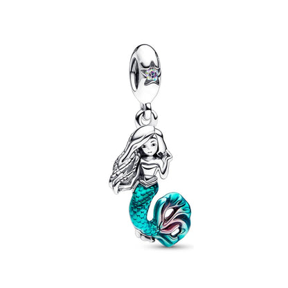 Hot Sell MINISO Disney 925 Sterling Silver Animals Mobilization Charms Beads Hot Original Bracelet DIY Jewelry Women Pendant