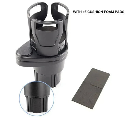 2026 Car Cup Holder Multifunction Adjustable Dual Cup Holder Expander Adapter Car Cup Mount Mobile Phone Holder