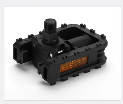 Bicycle Platform Pedals Non-slip Bicycle Pedal Footboard with Reflector Riding Accessories for Folding Bike Electric Vehicle