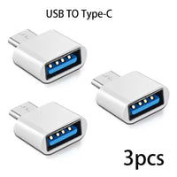 Typec White 3pcs