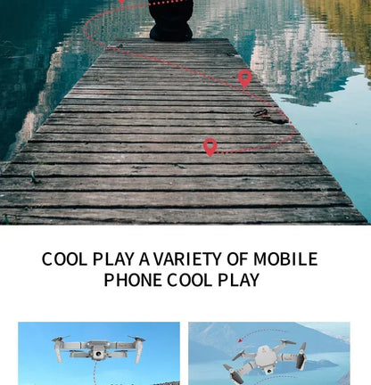 New E88 Pro RC Drone 4K 1080P Wide Angle Dual HD Camera Foldable Quadcopter WiFi FPV Altitude Hold