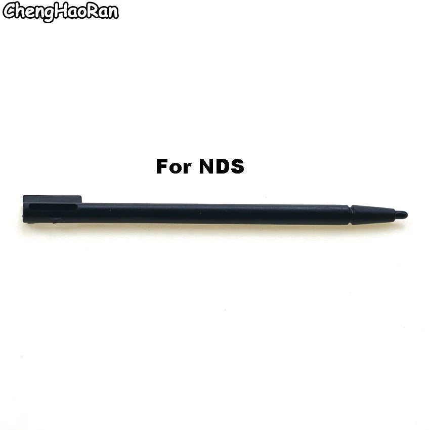 1PC Black Metal Telescopic Stylus Plastic Stylus Touch Screen Pen for 2DS 3DS New 2DS LL XL New 3DS XL For NDSL NDSi NDS
