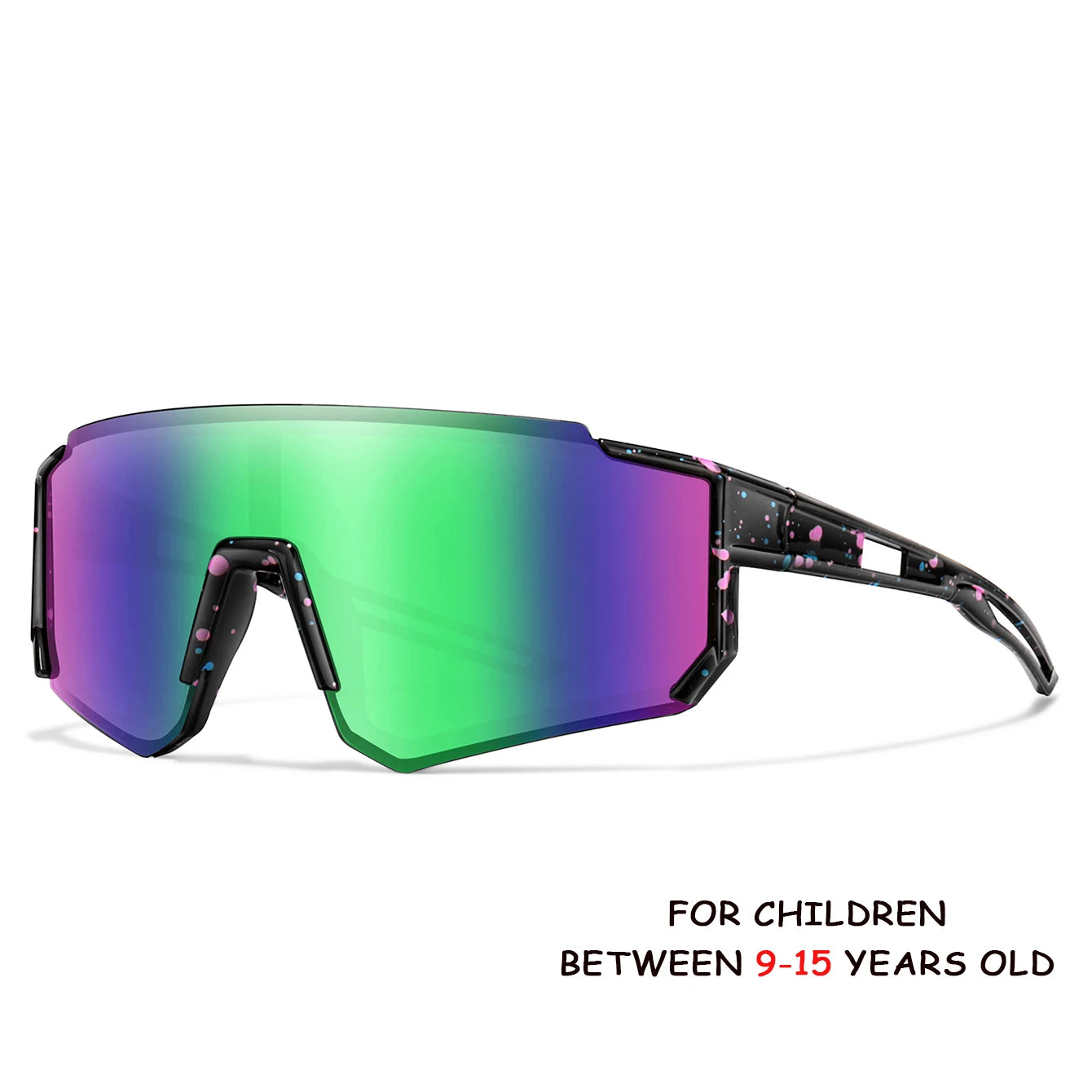 Age 9-15 Youth Cycling Glasses Teenagers Sunglasses Mtb Bike Bicycle Baseball Goggles Children Outdoor Sport Boys Girls UV400