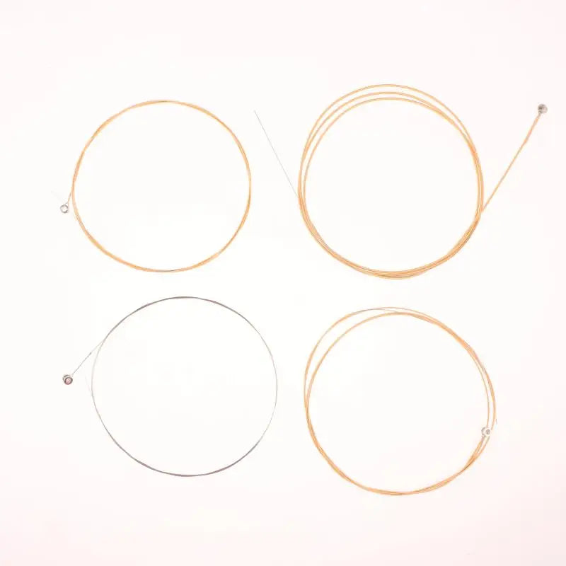 {MAX-114} 1 Pcs Smooth-Feel Non-Oxidation Acoustic Guitar Strings Set - Ideal For Ballad & Ethnic Plucked Instruments