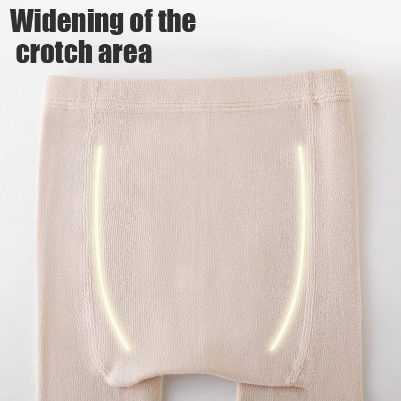 Autumn Baby Leggings Bow Knitted Baby Pantyhose Solid Color Children Pantyhose Toddler Kids Stockings For Boys And Girls