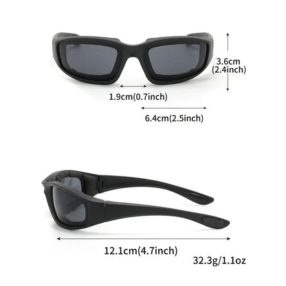 Outdoor Cycling Glasses, Eye Protection, Skiing Glasses, Cs Tactical Sunglasses, Sports Sponge Sunglasses Effectively Block 1pc