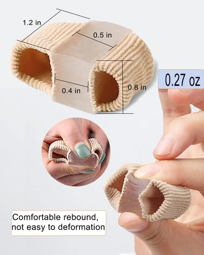 1/2Pc Two Toe Separator Hallux Valgus Bunion Corrector Orthotics Feet Bone Adjuster Thumb Straightener Pedicure Foot Care Tools