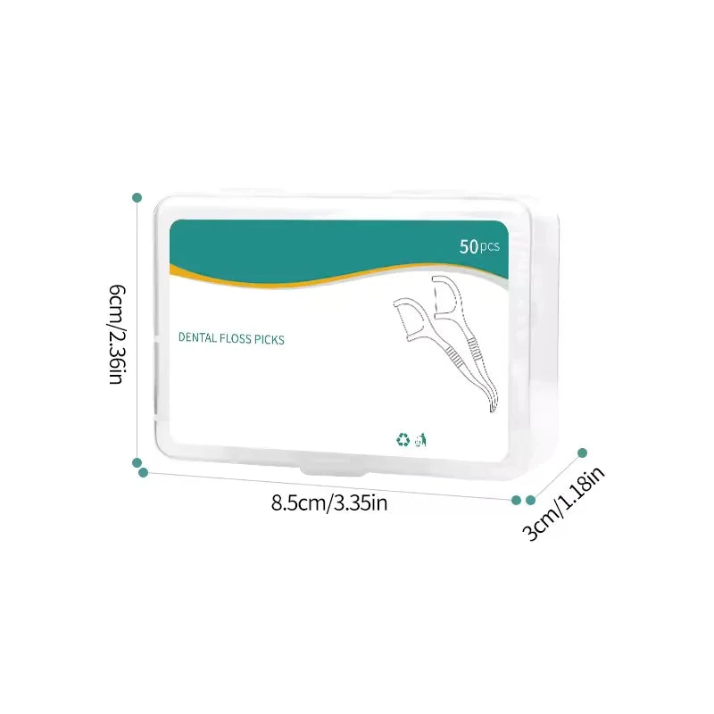 1/3/6/20 Box Portable Disposable Dental Floss Plastic Toothpick High-tension Dental Floss Stick Dental Floss Box ﻿Oral Care