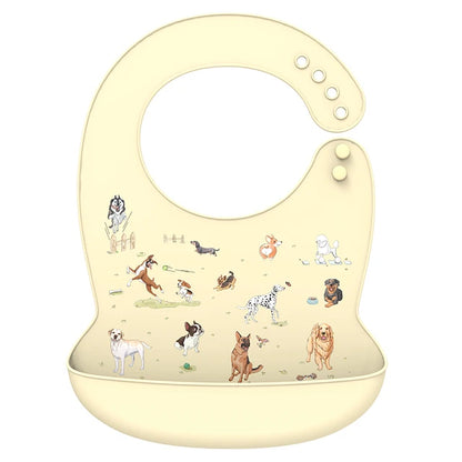 Silicone Babi Bib Waterproof Saliva Dripping Banana Bibs Cartoon Newborn Feeding Soft Edible Aprons Baby Adjustable Burp Scarf