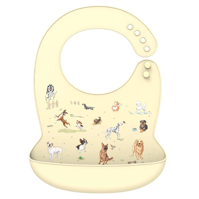 Silicone Babi Bib Waterproof Saliva Dripping Banana Bibs Cartoon Newborn Feeding Soft Edible Aprons Baby Adjustable Burp Scarf