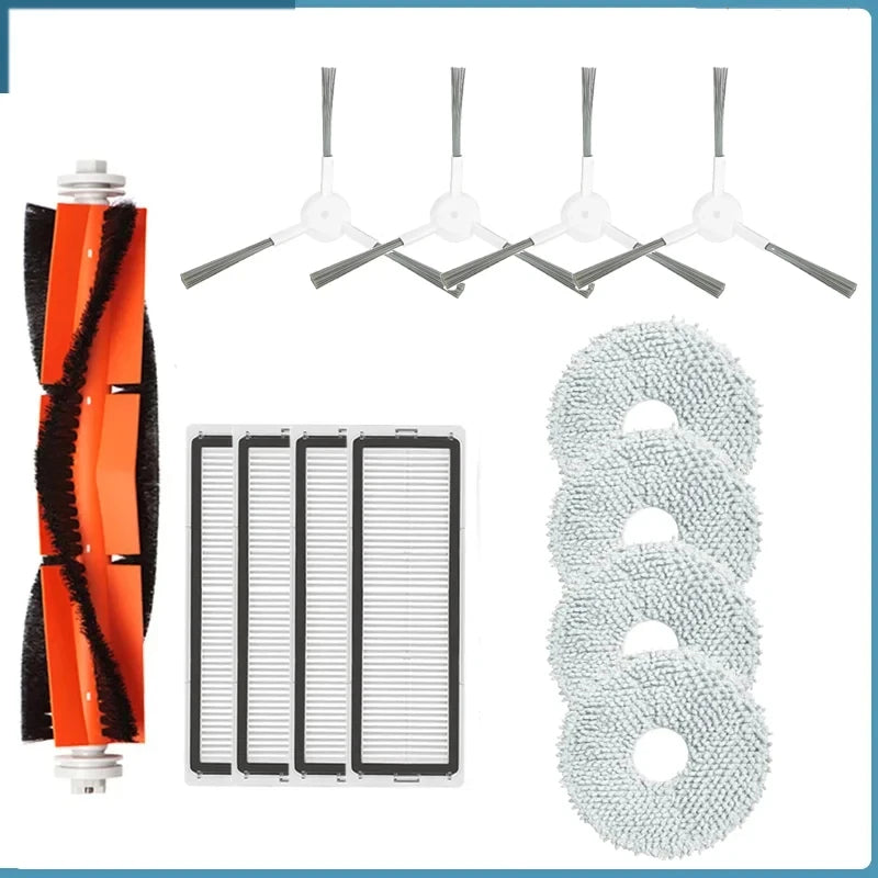 Compatible For Xiaomi Robot Vacuum S10+ / S10 Plus B105 Spare Parts Accessories Main Side Brush Hepa Filter Mop Rag Cloth