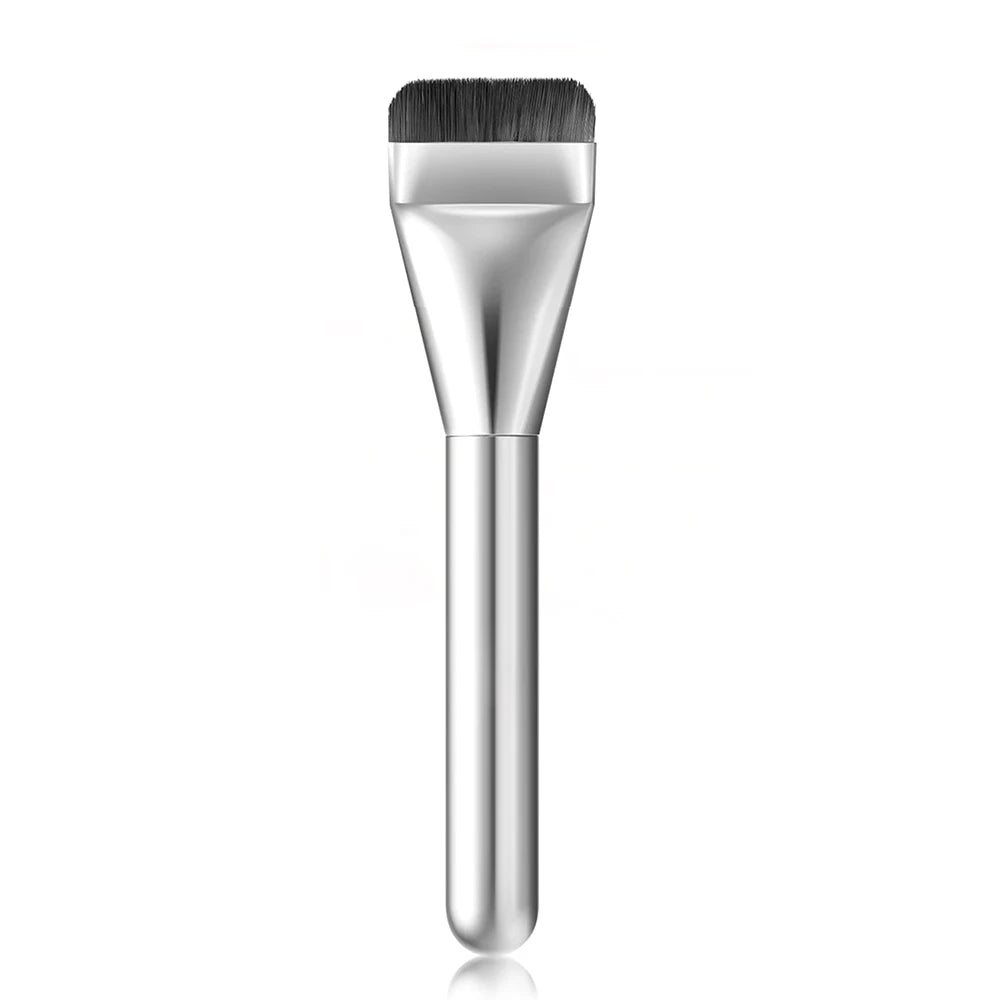 Arc-shaped Flat-head Ultra-thin Foundation Brush, Paint-free And Traceless Foundation Liquid Brush, Professional